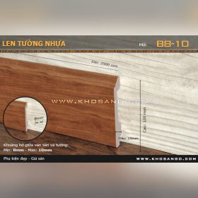 Len Tường nhựa B8-10-120