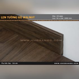 Len Tường gỗ Walnut