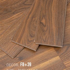 Sàn gỗ công nghiệp Nam Việt F8-39 – ảnh trực diện mặt ván