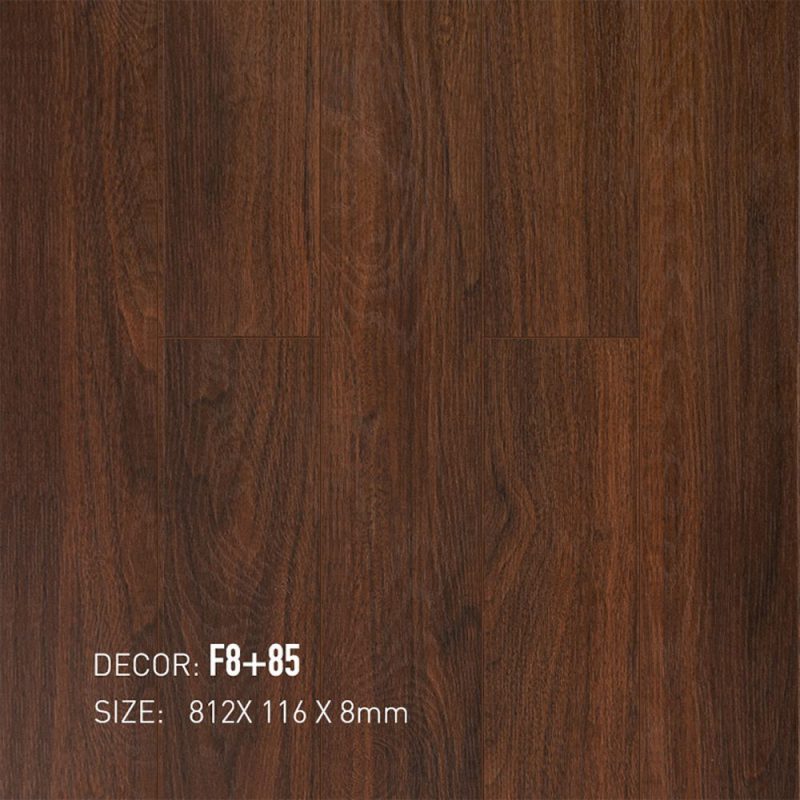 Sàn gỗ công nghiệp Nam Việt F8-85 – ảnh trực diện mặt ván