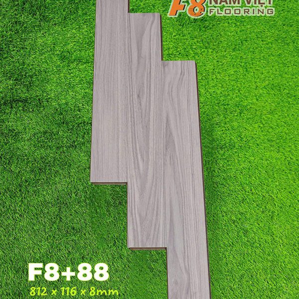 Sàn gỗ công nghiệp Nam Việt F8-88 – ảnh trực diện mặt ván