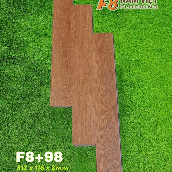 Sàn gỗ công nghiệp Nam Việt F8-98 – ảnh trực diện mặt ván