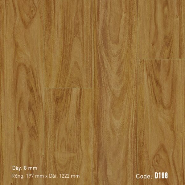 Sàn gỗ DREAM FLOOR D168 – ảnh trực diện mặt ván