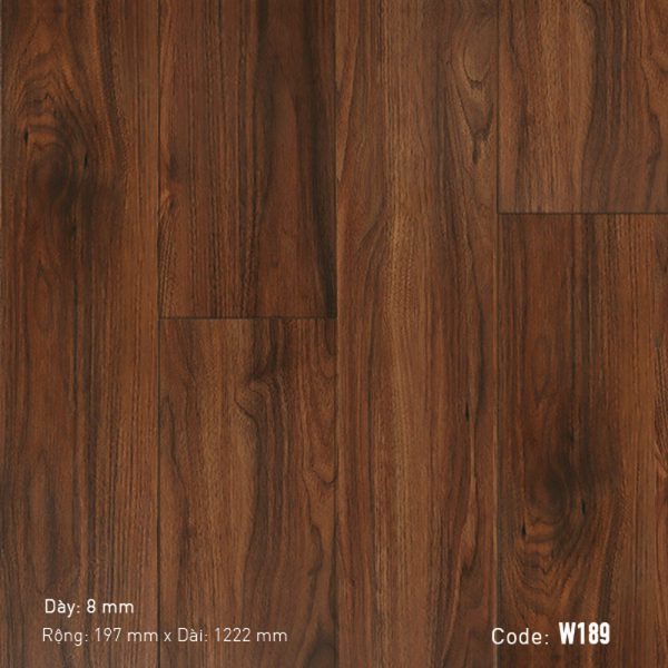Sàn gỗ DREAM FLOOR W189 – ảnh trực diện mặt ván