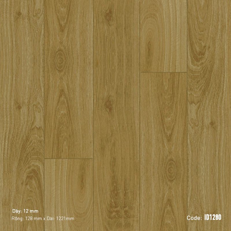 Sàn gỗ công nghiệp INDO-OR ID1280 – ảnh trực diện mặt ván