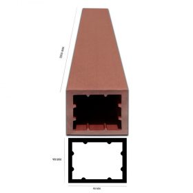Cột EXWood EX90x90 Cedar – Hoàng Gia Nam Việt