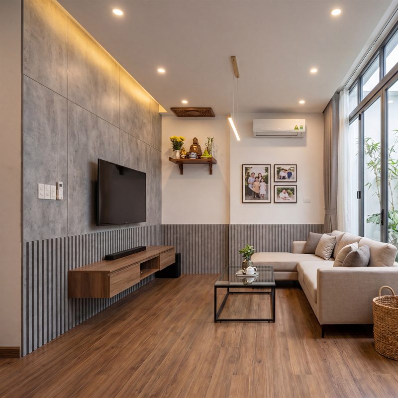 Phụ kiện sàn gỗ, len chân tường