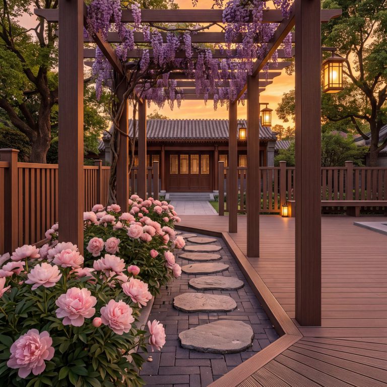 Giàn hoa pergola gỗ nhựa – ảnh 7 – Hoàng Gia Nam Việt