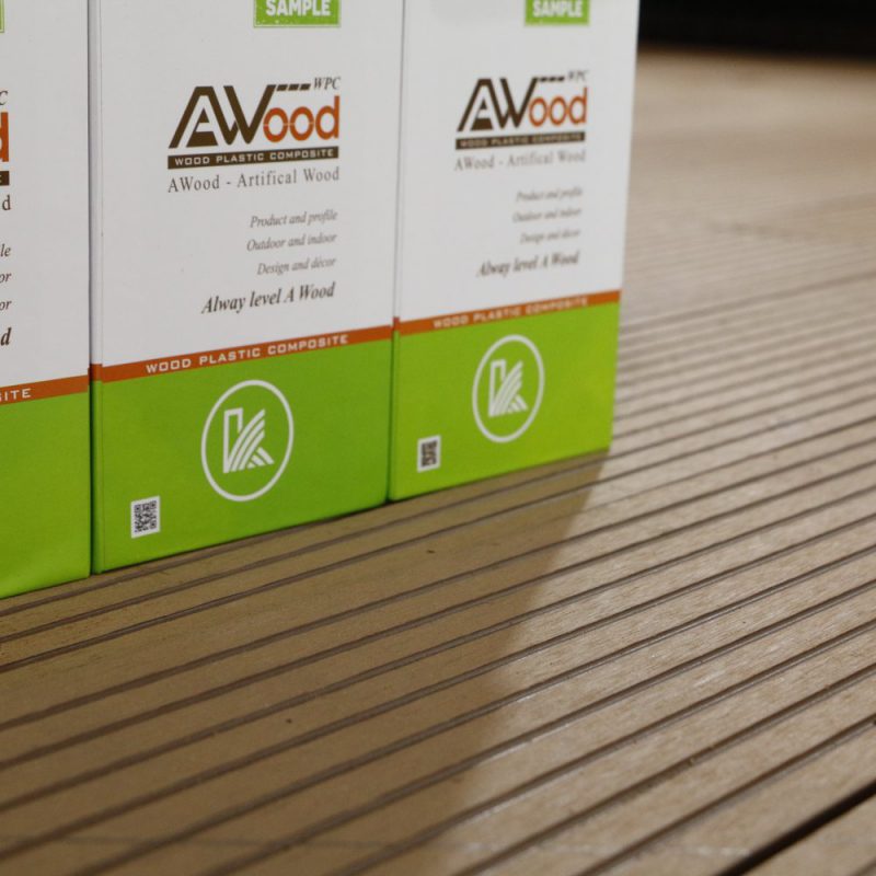 Hộp mẫu xách tay Gỗ nhựa AWood – Hoàng Gia Nam Việt