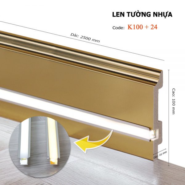 Len Tường LED K100 24 – Hoàng Gia Nam Việt