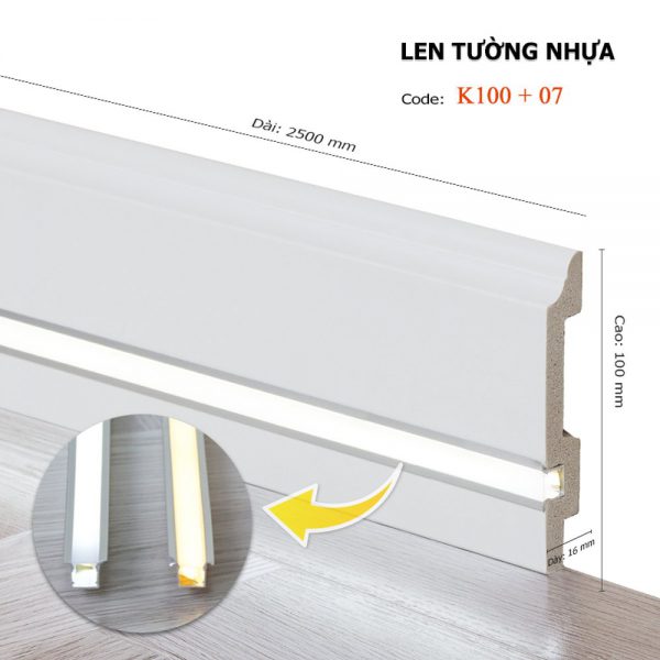 Len Tường LED K100 7 – Hoàng Gia Nam Việt