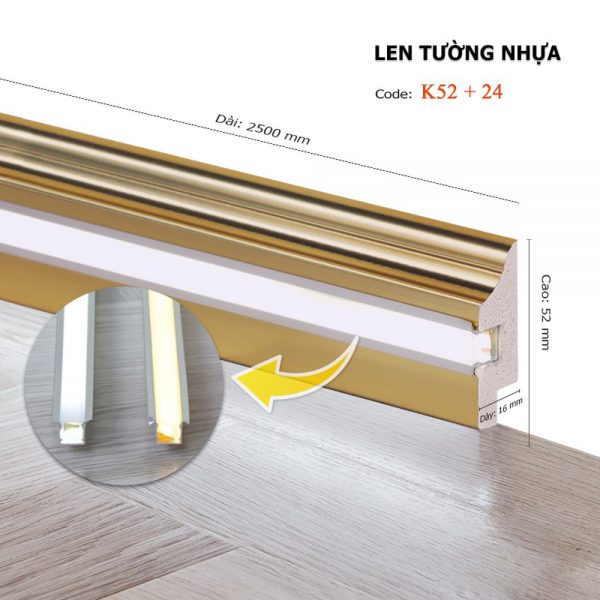 Len Tường LED K52 24 – Hoàng Gia Nam Việt