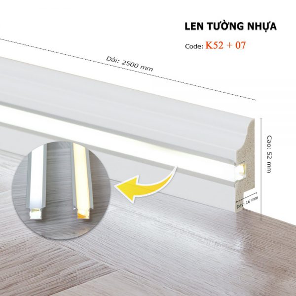 Len Tường LED K52 7 – Hoàng Gia Nam Việt