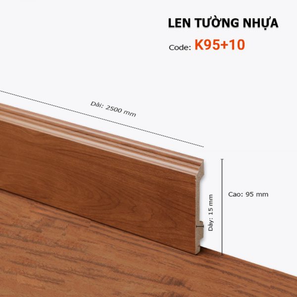 Len Tường Nhựa K95 10 – Hoàng Gia Nam Việt