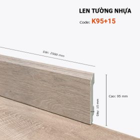 Len Tường Nhựa K95 15 – Hoàng Gia Nam Việt