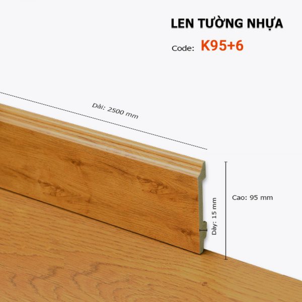 Len Tường Nhựa K95 6 – Hoàng Gia Nam Việt