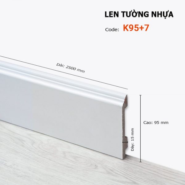 Len Tường Nhựa K95 7 – Hoàng Gia Nam Việt