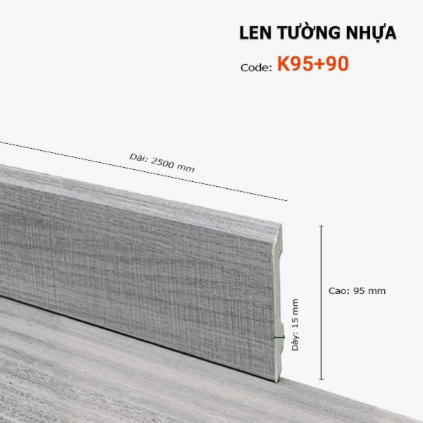 Len Tường Nhựa K95 90 – Hoàng Gia Nam Việt