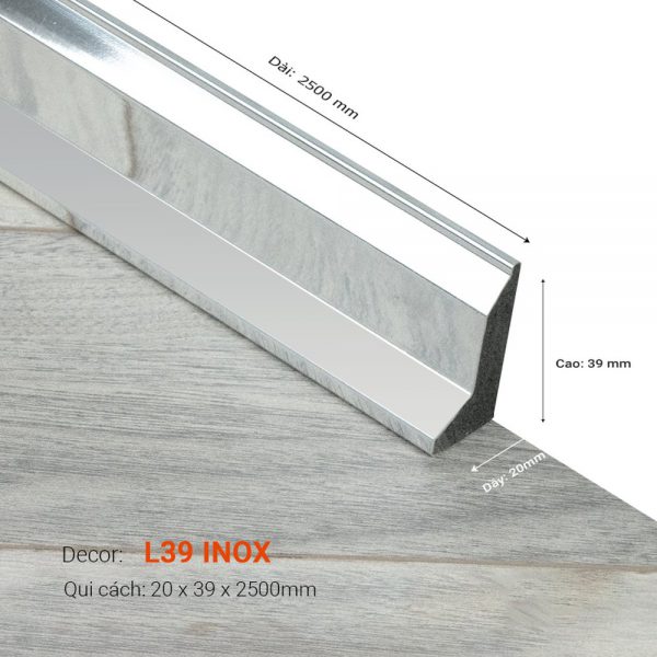 Len Tường Nhựa L39 Inox – Hoàng Gia Nam Việt