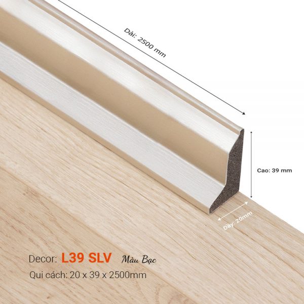 Len Tường Nhựa L39 Silver – Hoàng Gia Nam Việt