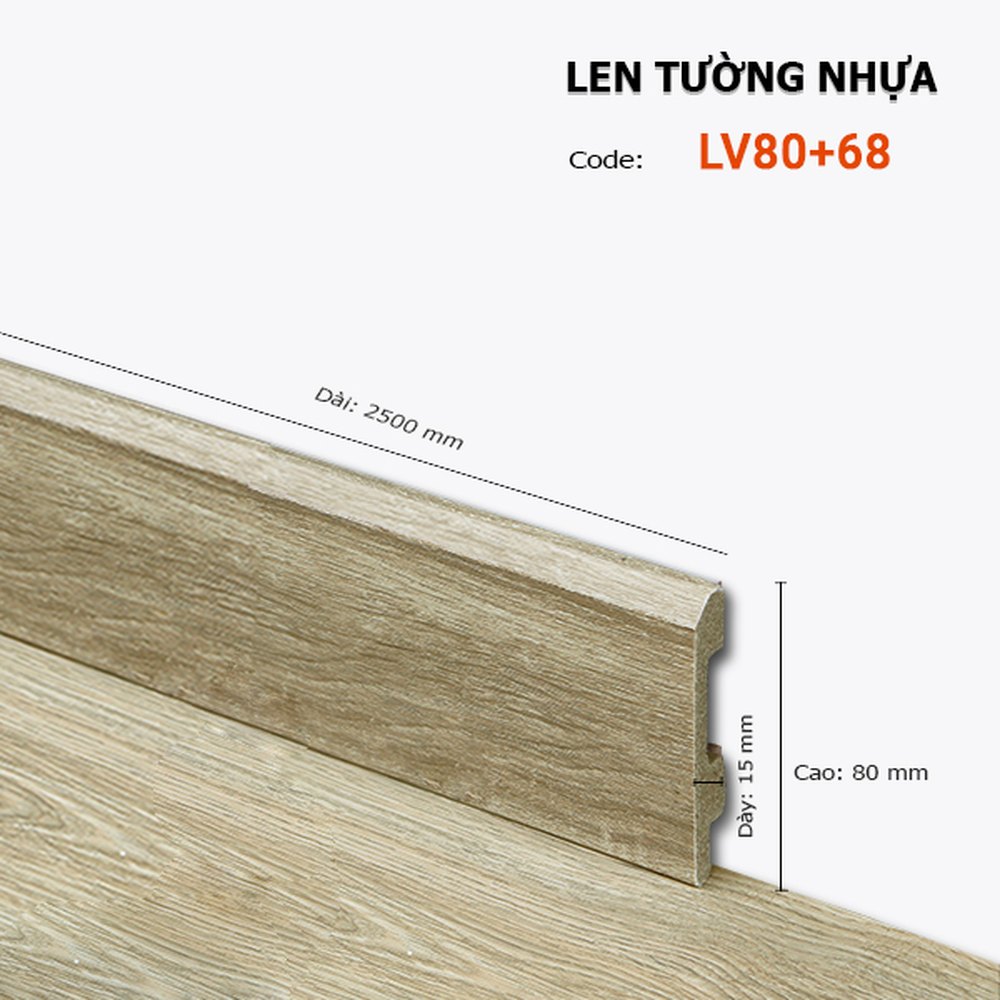 Len Tường Nhựa LV80 68 Len Tường Nhựa LV80 68 – Hoàng Gia Nam Việt