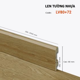 Len Tường Nhựa LV80 72 – Hoàng Gia Nam Việt