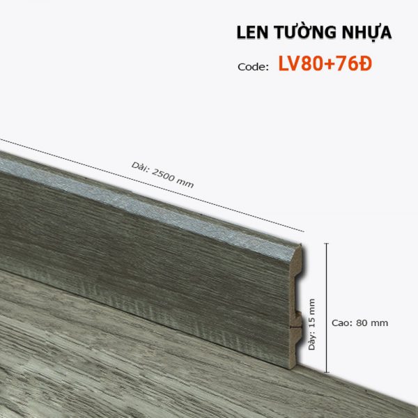 Len Tường Nhựa LV80 76D – Hoàng Gia Nam Việt