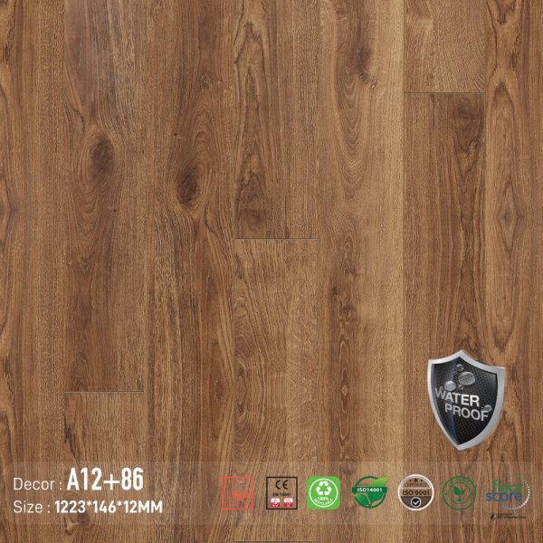 Sàn Gỗ AROMA A12-86 – ảnh trực diện mặt ván