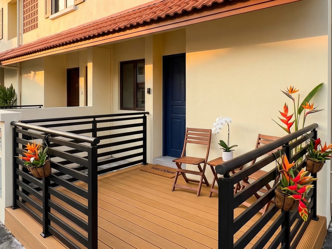 Sàn gỗ ban công – ảnh bìa – Hoàng Gia Nam Việt