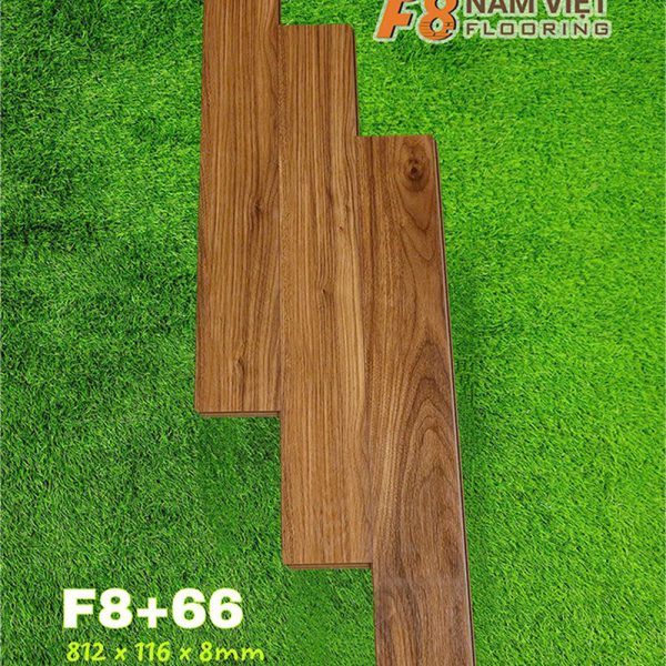 Sàn gỗ công nghiệp Nam Việt F8-66 – ảnh trực diện mặt ván