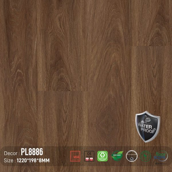 Sàn Gỗ DreamLux Cốt Đen 8mm 8886