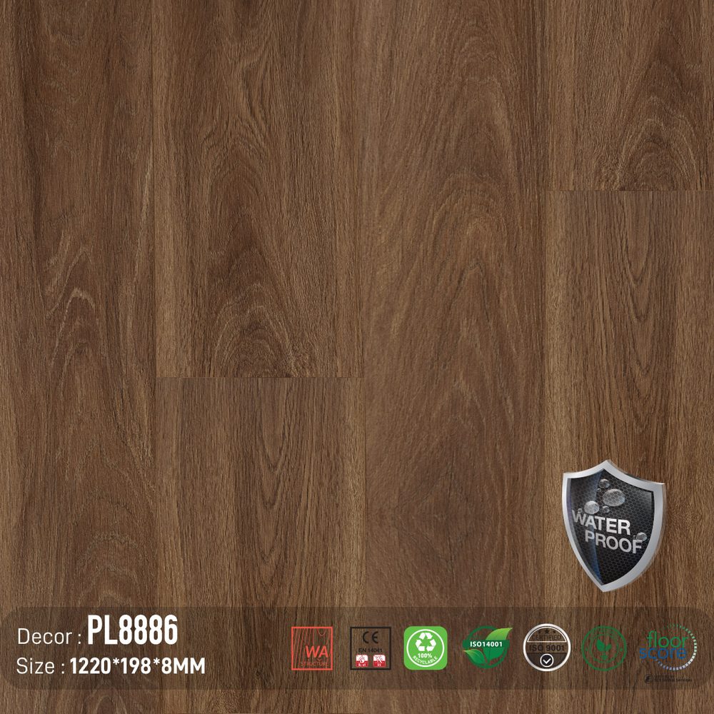 Sàn Gỗ DreamLux Cốt Đen 8mm 8886 Sàn Gỗ DreamLux Cốt Đen 8mm 8886