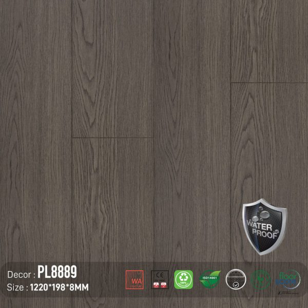 Sàn Gỗ DreamLux Cốt Đen 8mm 8889