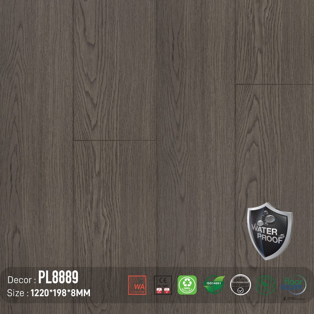 Sàn Gỗ DreamLux Cốt Đen 8mm 8889 Sàn Gỗ DreamLux Cốt Đen 8mm 8889