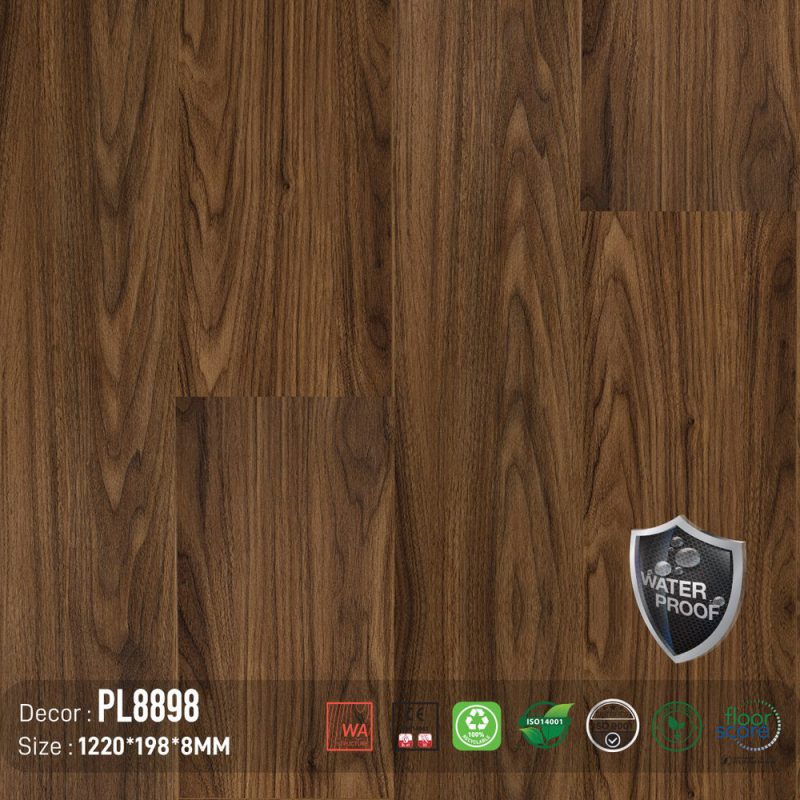 Sàn Gỗ DreamLux Cốt Đen 8mm 8898