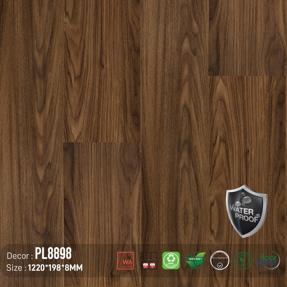 Sàn Gỗ DreamLux Cốt Đen 8mm 8898 Sàn Gỗ DreamLux Cốt Đen 8mm 8898