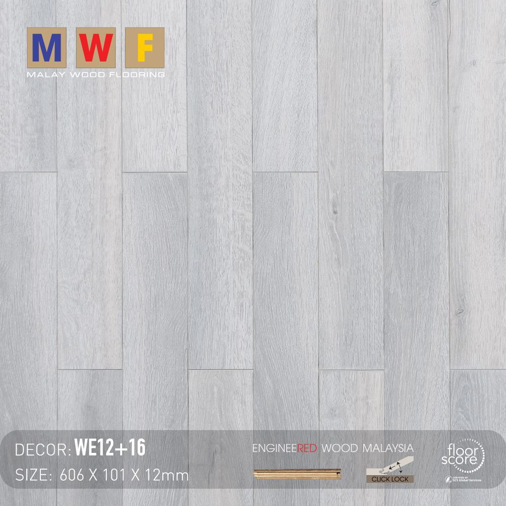 Sàn Gỗ Kỹ Thuật MalayWood WE12-16 Sàn Gỗ Kỹ Thuật MalayWood WE12-16