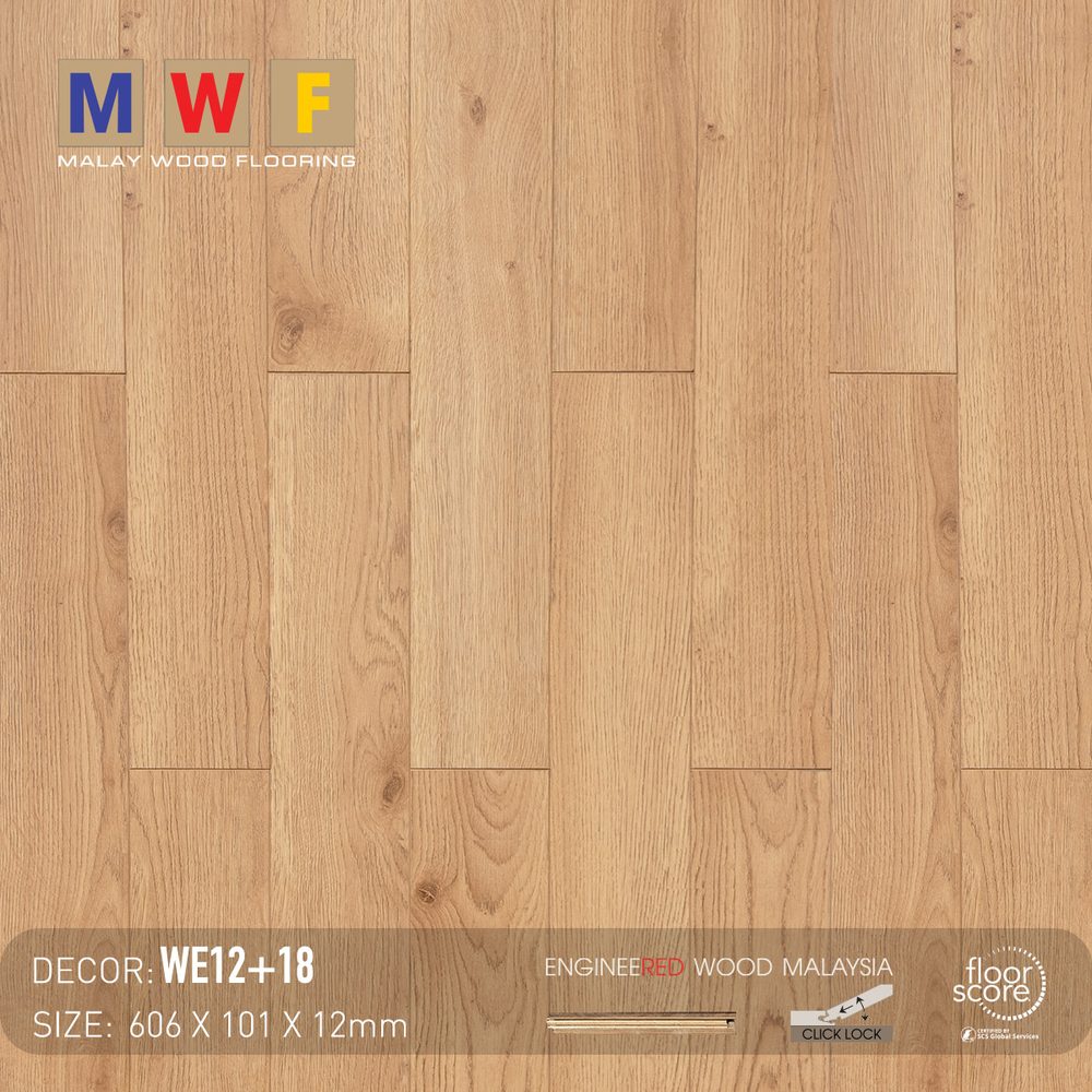 Sàn Gỗ Kỹ Thuật MalayWood WE12-18 Sàn Gỗ Kỹ Thuật MalayWood WE12-18