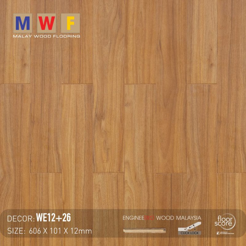 Sàn Gỗ Kỹ Thuật MalayWood WE12-26