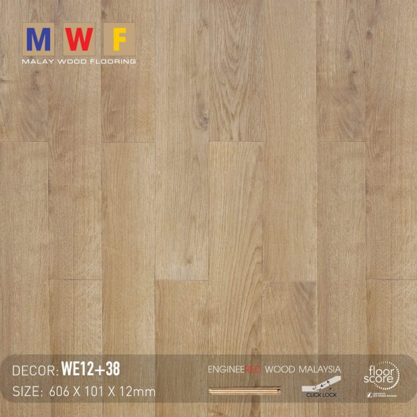 Sàn Gỗ Kỹ Thuật MalayWood WE12-38