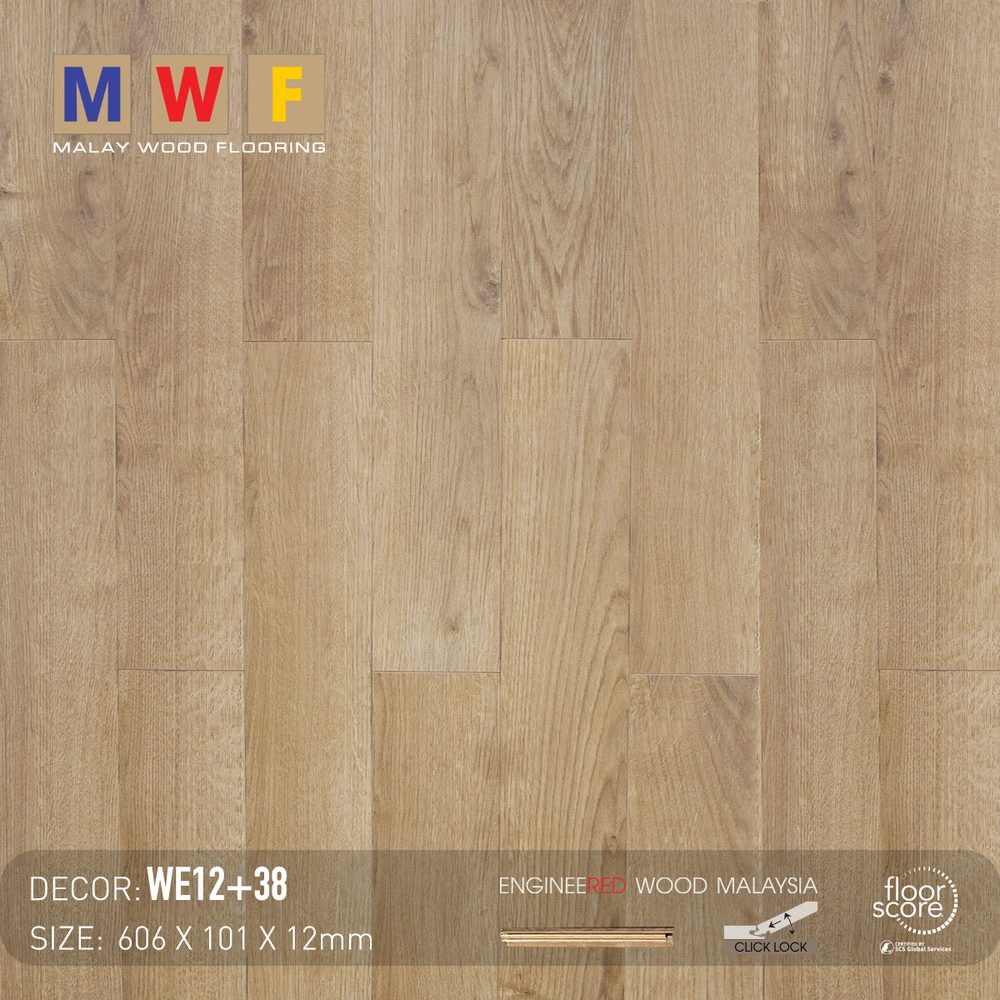 Sàn Gỗ Kỹ Thuật MalayWood WE12-38 Sàn Gỗ Kỹ Thuật MalayWood WE12-38