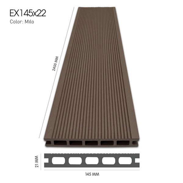 Sàn gỗ nhựa EXWood EX145x22 Milo – Hoàng Gia Nam Việt