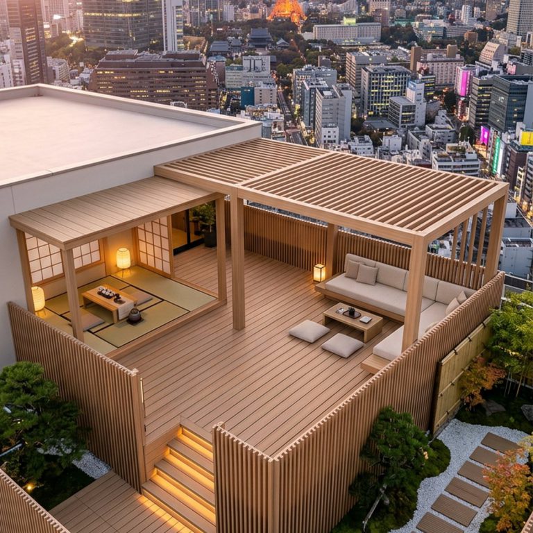 Sàn gỗ sân thượng, sky bar – ảnh 1 – Hoàng Gia Nam Việt