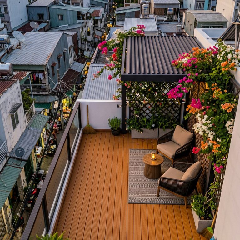 Sàn gỗ sân thượng, sky bar – ảnh 6 – Hoàng Gia Nam Việt