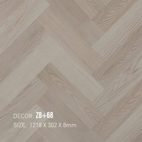 Sàn Gỗ Xương Cá 3K ART Z8-68