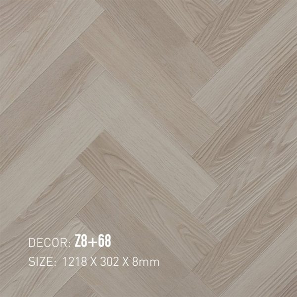 Sàn Gỗ Xương Cá 3K ART Z8-68 – mặt vân gỗ – Hoàng Gia Nam Việt