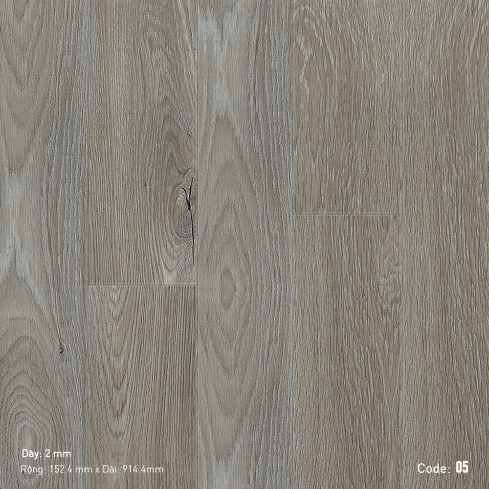 Sàn Nhựa Có Keo 2K Vinyl 05 Sàn Nhựa Có Keo 2K Vinyl 05