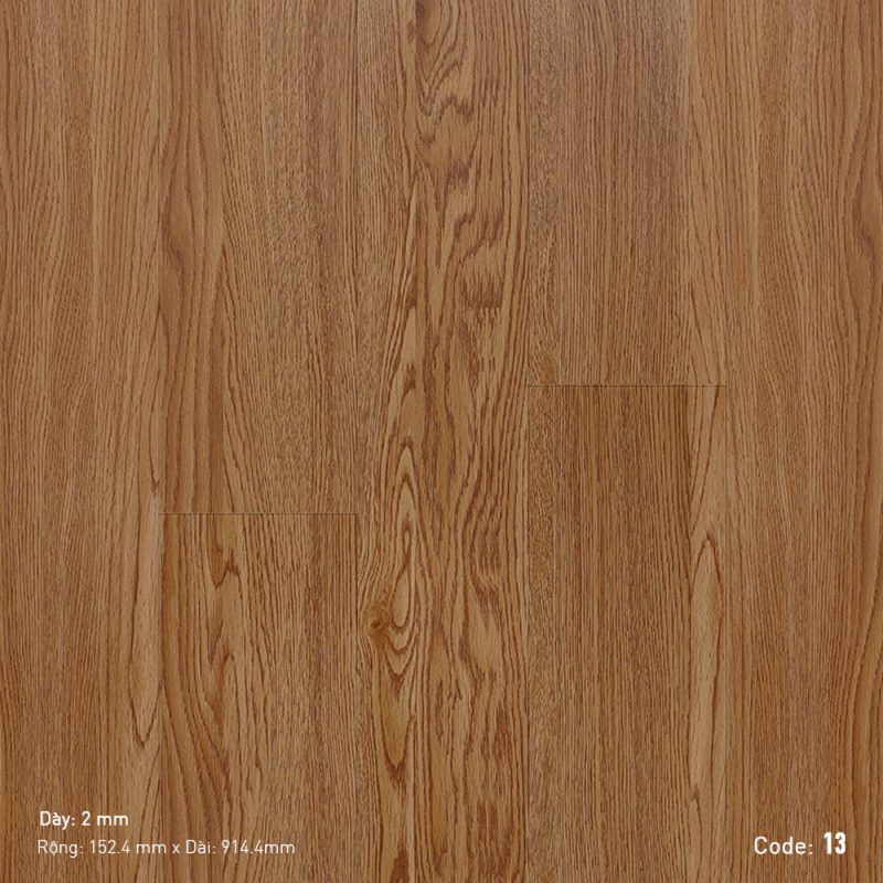 Sàn Nhựa Có Keo 2K Vinyl 13