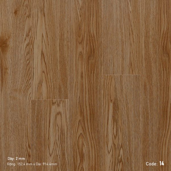 Sàn Nhựa Có Keo 2K Vinyl 14