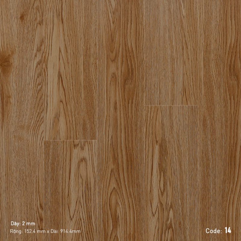 Sàn Nhựa Có Keo 2K Vinyl 14
